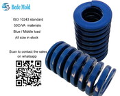 Lò xo khuôn tải trung bình tiêu chuẩn ISO10243 Màu xanh Dòng B Tất cả kích thước trong kho