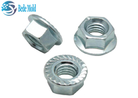 Mặt bích Hex Nuts Vật liệu sắt / hợp kim hoàn toàn bằng ren Tiêu chuẩn DIN 6932